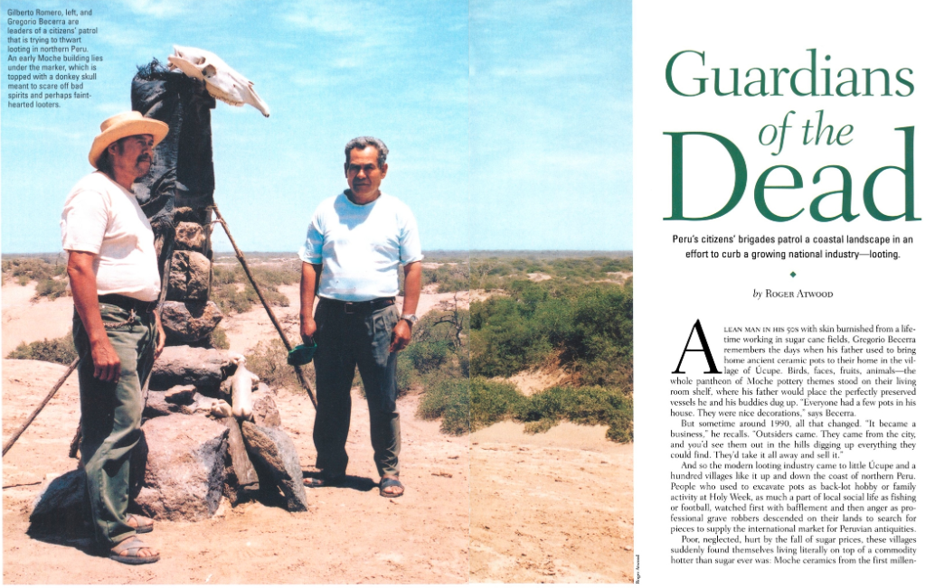 Guardians of the Dead, Archaeology, Jan/Feb 2003
